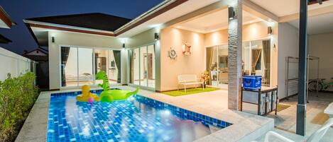 Three Bedrooms - Private Pool Villa | Terasz/udvar