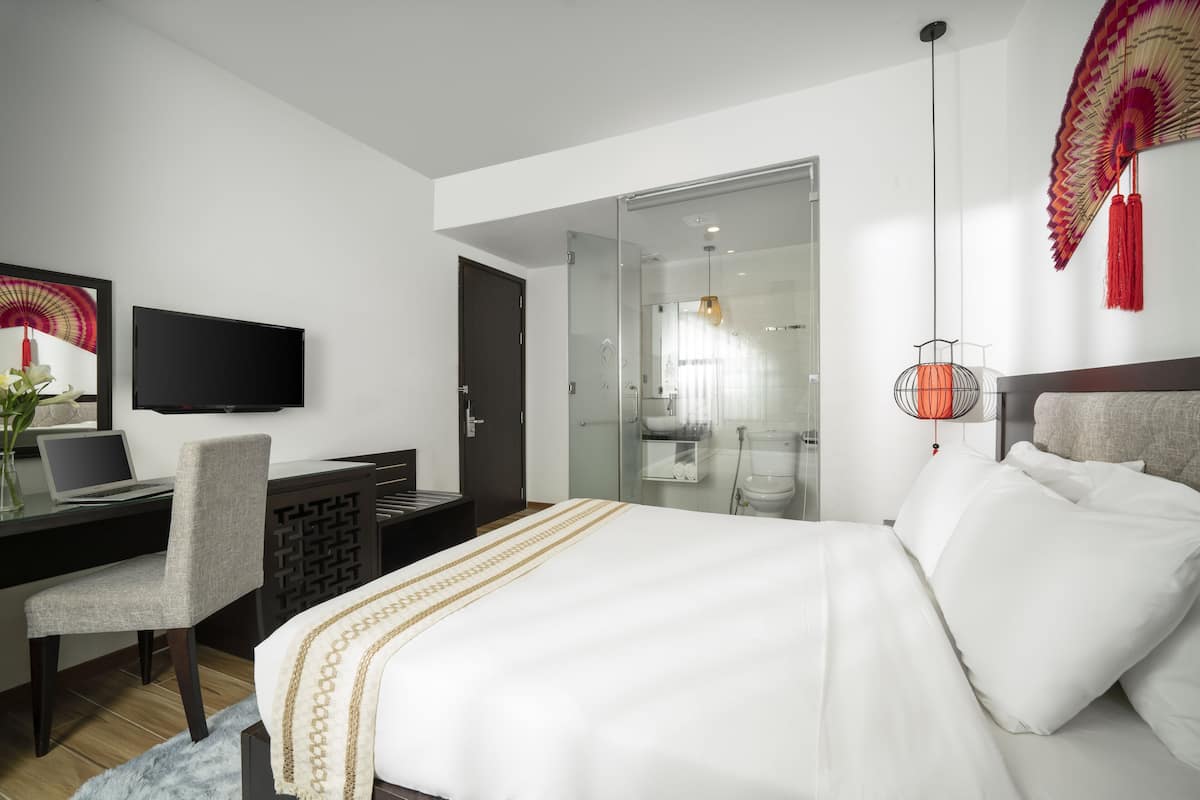 Deluxe tweepersoonskamer | 1 slaapkamer, lakens van Egyptisch katoen, luxe beddengoed