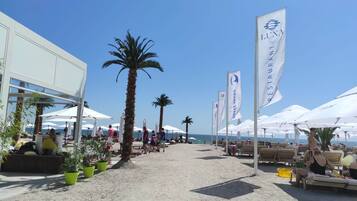 Beach nearby, white sand