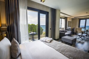 Chambre Deluxe, 1 lit double et 1 canapé-lit