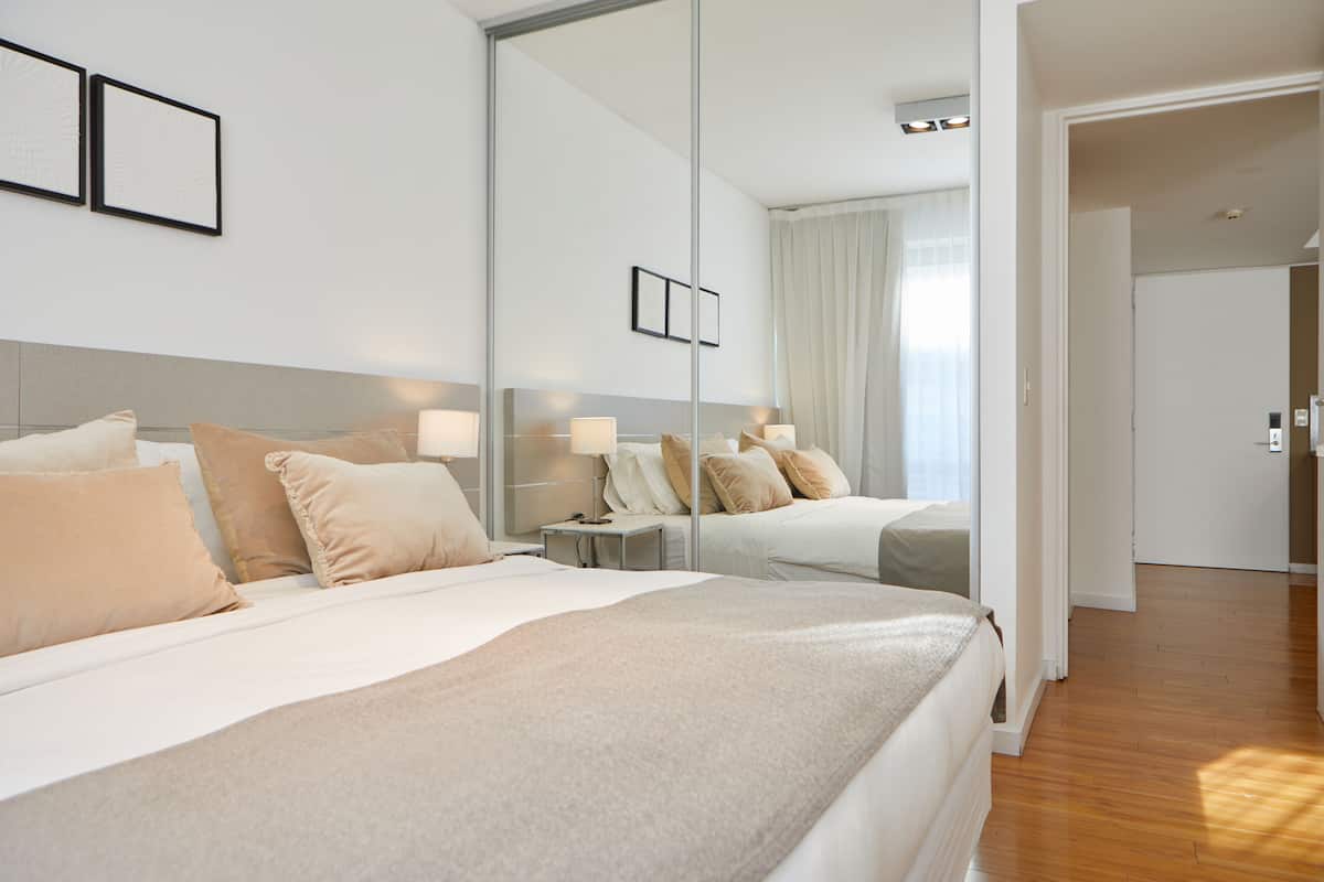 superior apartment, 1 queen bed with sofa bed, non smoking, balcony (#qp71) | premium bedding, down duvets, in-room safe, individually decorated