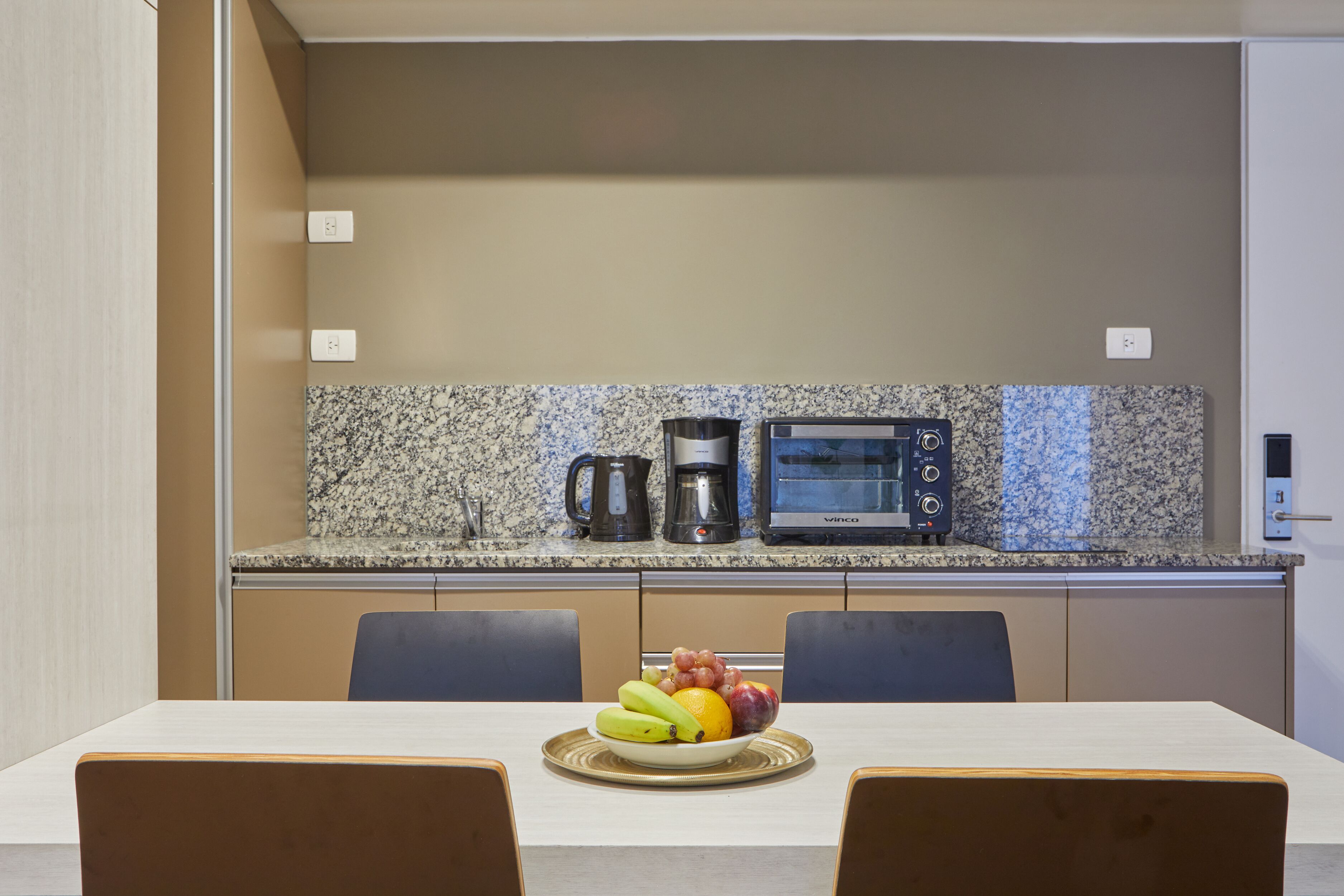 superior apartment, 1 queen bed with sofa bed, non smoking, balcony (#qp71) | private kitchen | full-sized fridge, microwave, oven, stovetop