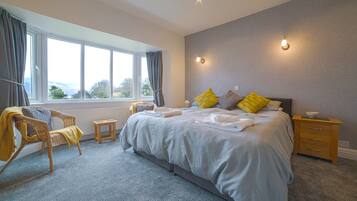 Double or Twin Room, Lake View | Premium bedding, iron/ironing board, free WiFi, bed sheets