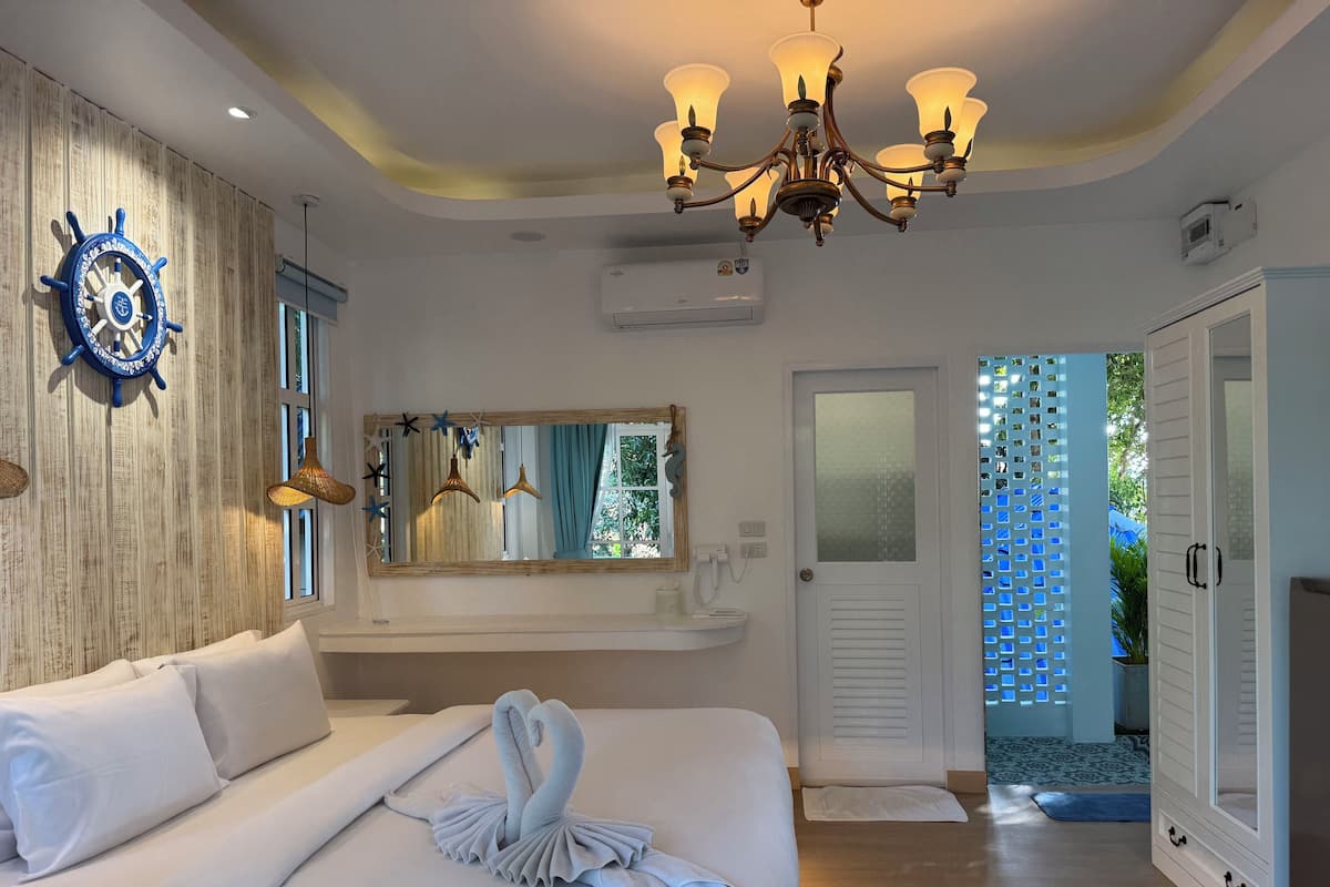 ห้องสแตนดาร์ดดับเบิล | ตู้นิรภัยในห้องพัก, ผ้าม่านกันแสง, Wi-Fi ฟรี, ผ้าปูที่นอน