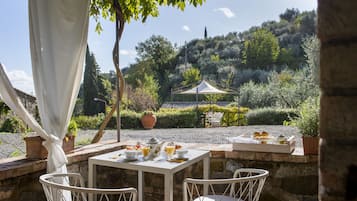 Comfort-Doppelzimmer | Blick vom Balkon