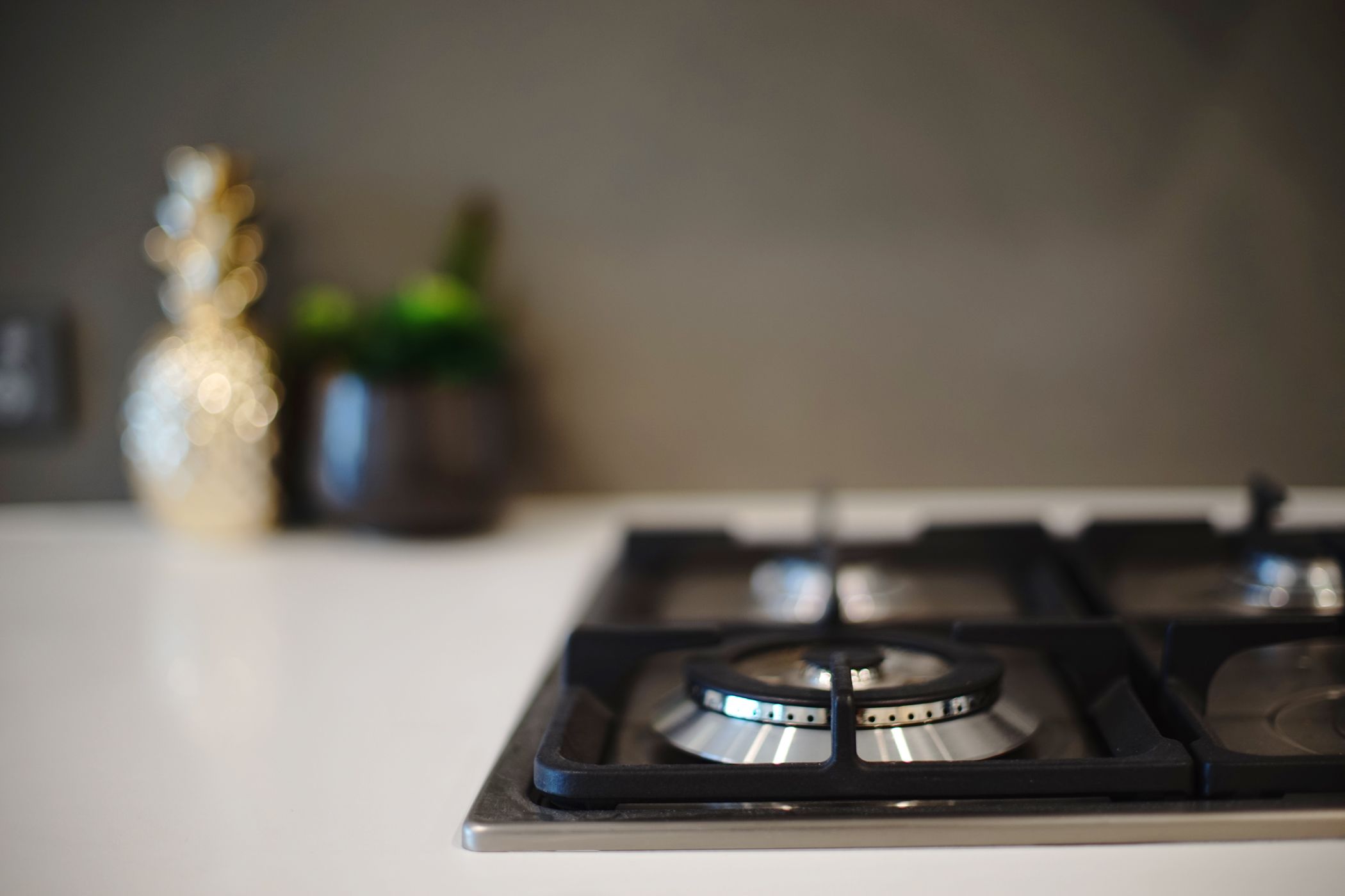 premium apartment | private kitchen | full-sized fridge, microwave, oven, stovetop