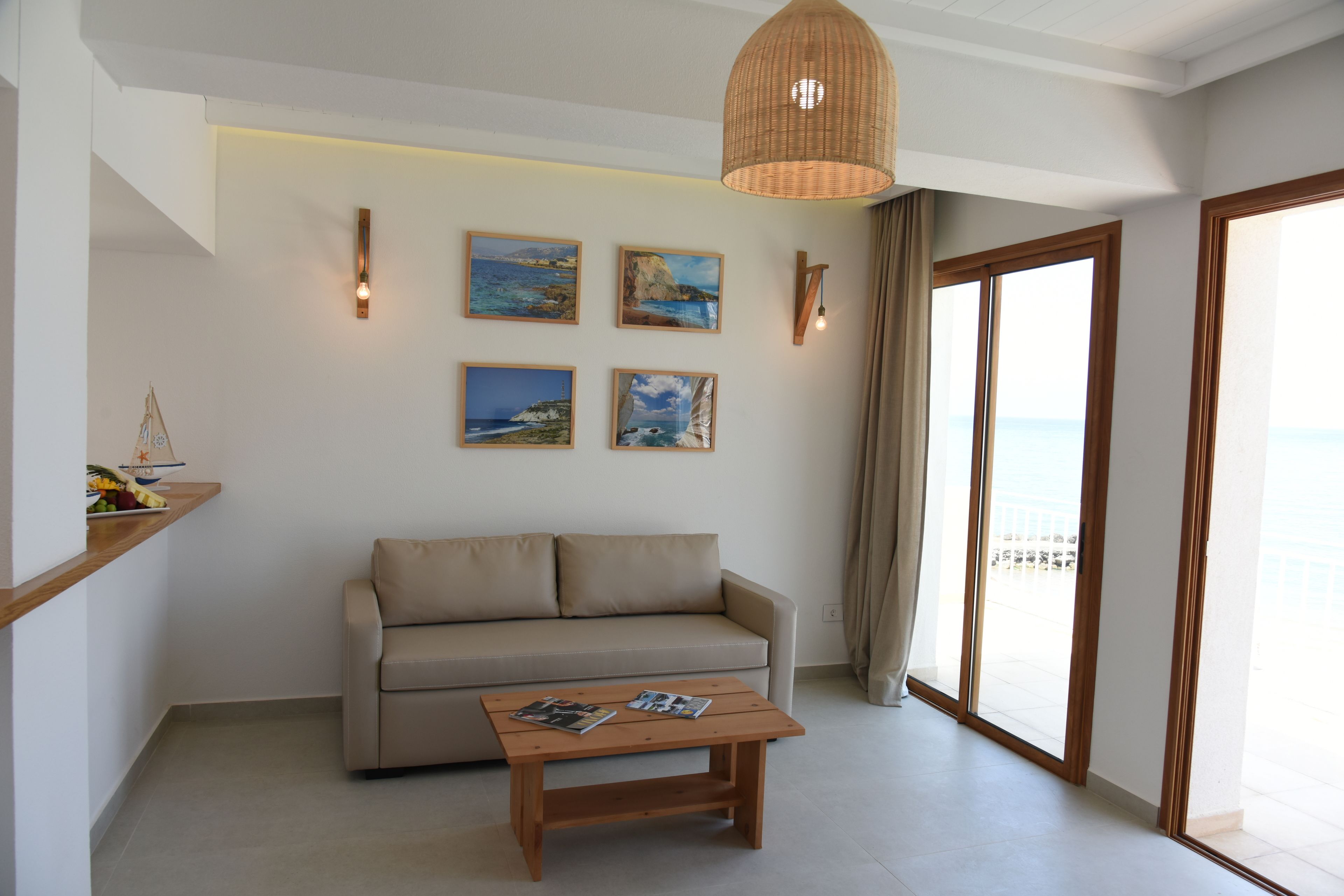 Penthouse, Whirlpool, Meerblick | Wohnbereich