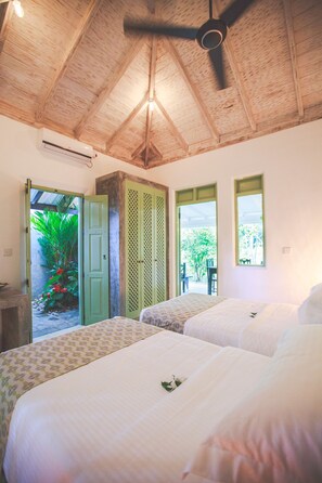 1 habitación y ropa de cama de alta calidad