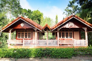 A szálláshely homlokzata