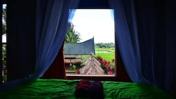 Tweepersoonskamer | Uitzicht vanuit de kamer