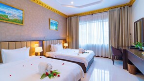 Deluxe Room | 1 bedroom, premium bedding, desk, laptop workspace - Lucky Ruby Border Casino (Kampong Rou)