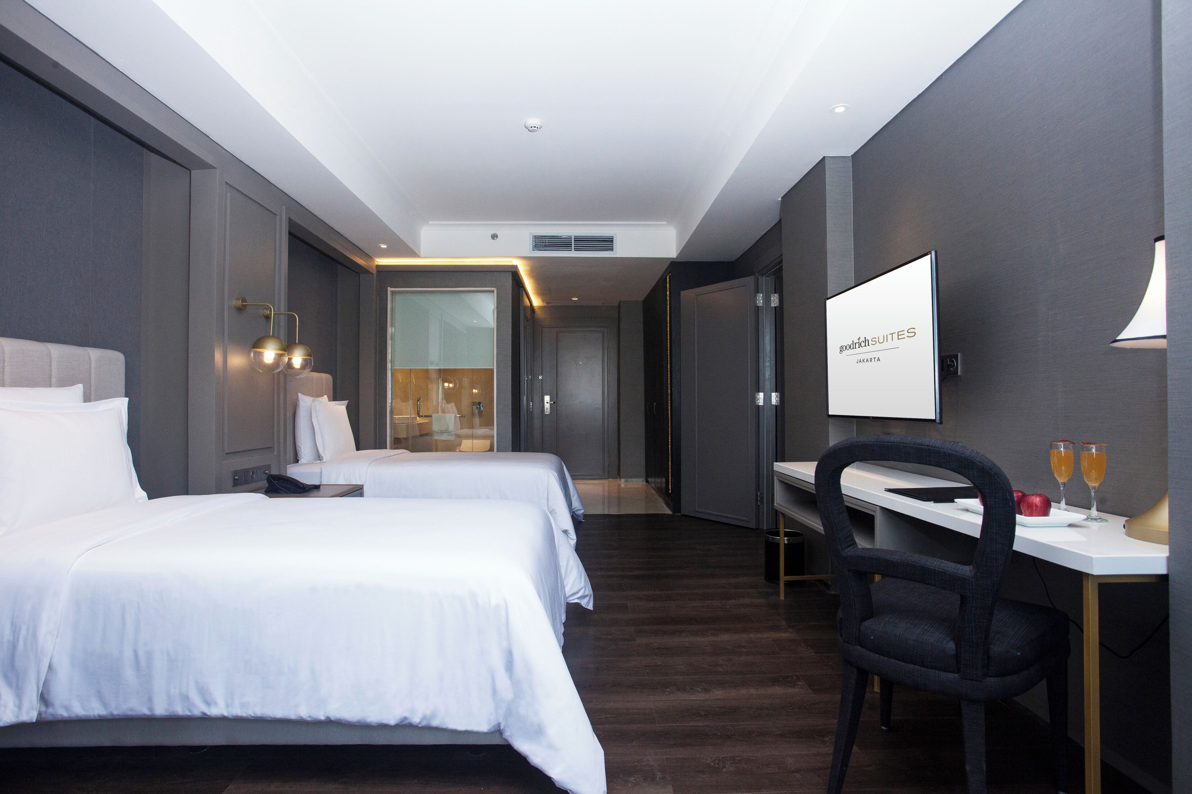 Chambre Exécutive avec lits jumeaux