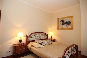 Iron/ironing board, free cots/infant beds, free WiFi, bed sheets