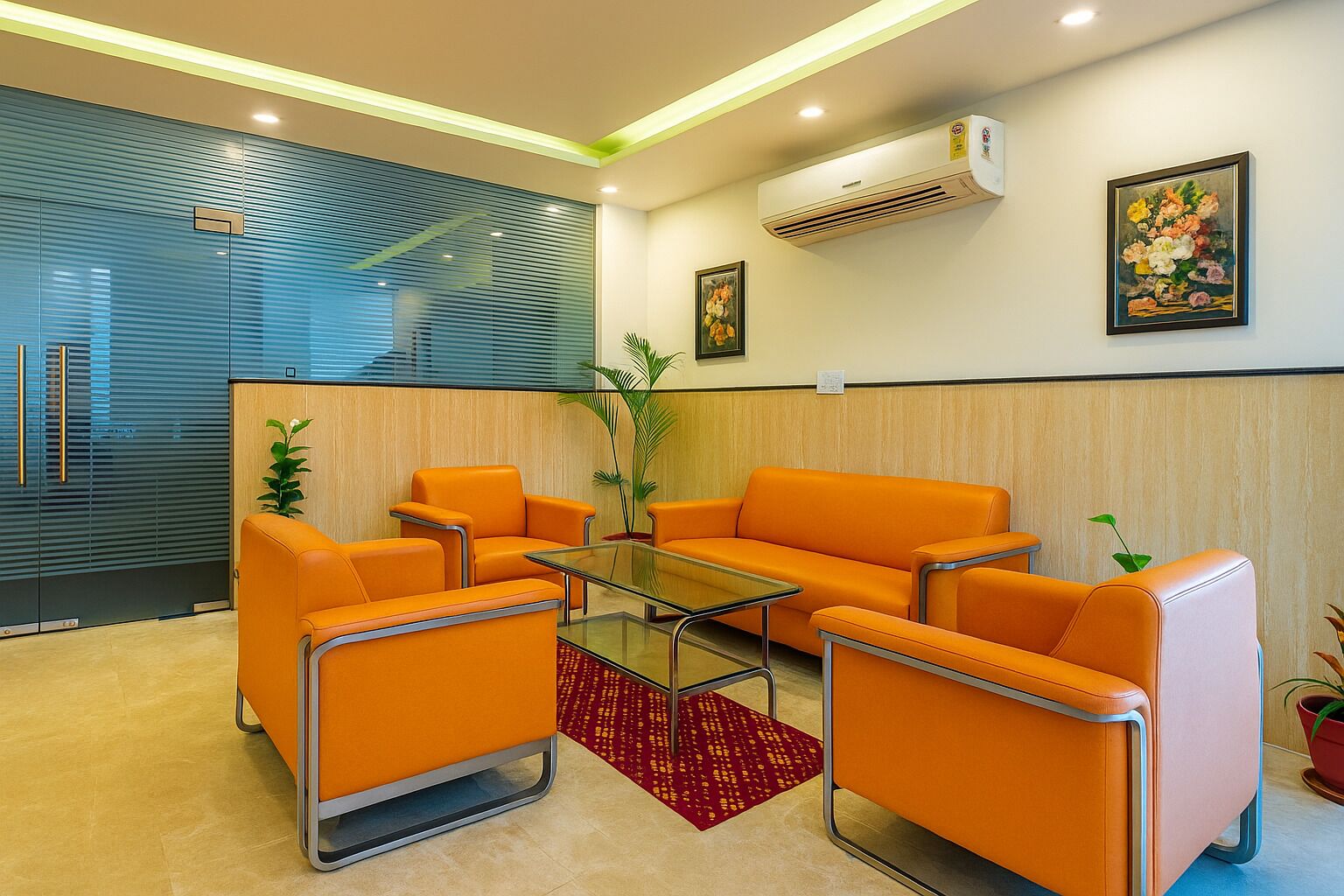 Khu tiếp khách ở sảnh