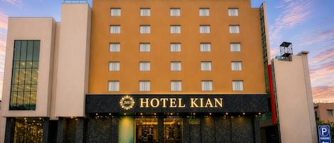 Majoituspaikan julkisivu