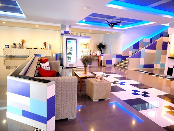 Sala de estar en el lobby