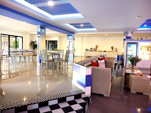 Sala de estar en el lobby
