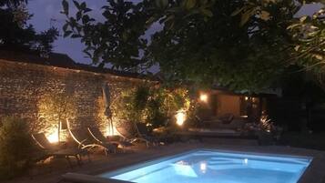 AuĂenpool, beheizter Pool