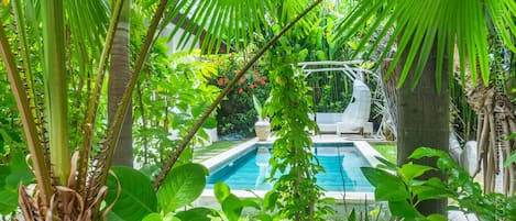 Signature Villa, 3 Bedrooms, Poolside | Garden view