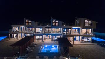 Front of property – evening/night