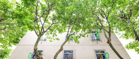 Vista frontal de la propiedad