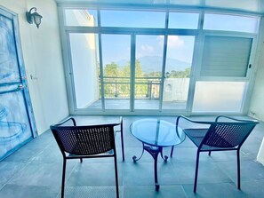 Comfort-Doppelzimmer, Terrasse (A401) | Hochwertige Bettwaren, Daunenbettdecken, schallisolierte Zimmer