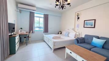 Comfort Double Room, Patio (A401) | Premium bedding, down comforters, soundproofing, rollaway beds