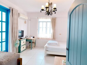 Quarto casal conforto, varanda (A401) | Roupas de cama premium, edredons de pluma, quartos à prova de som