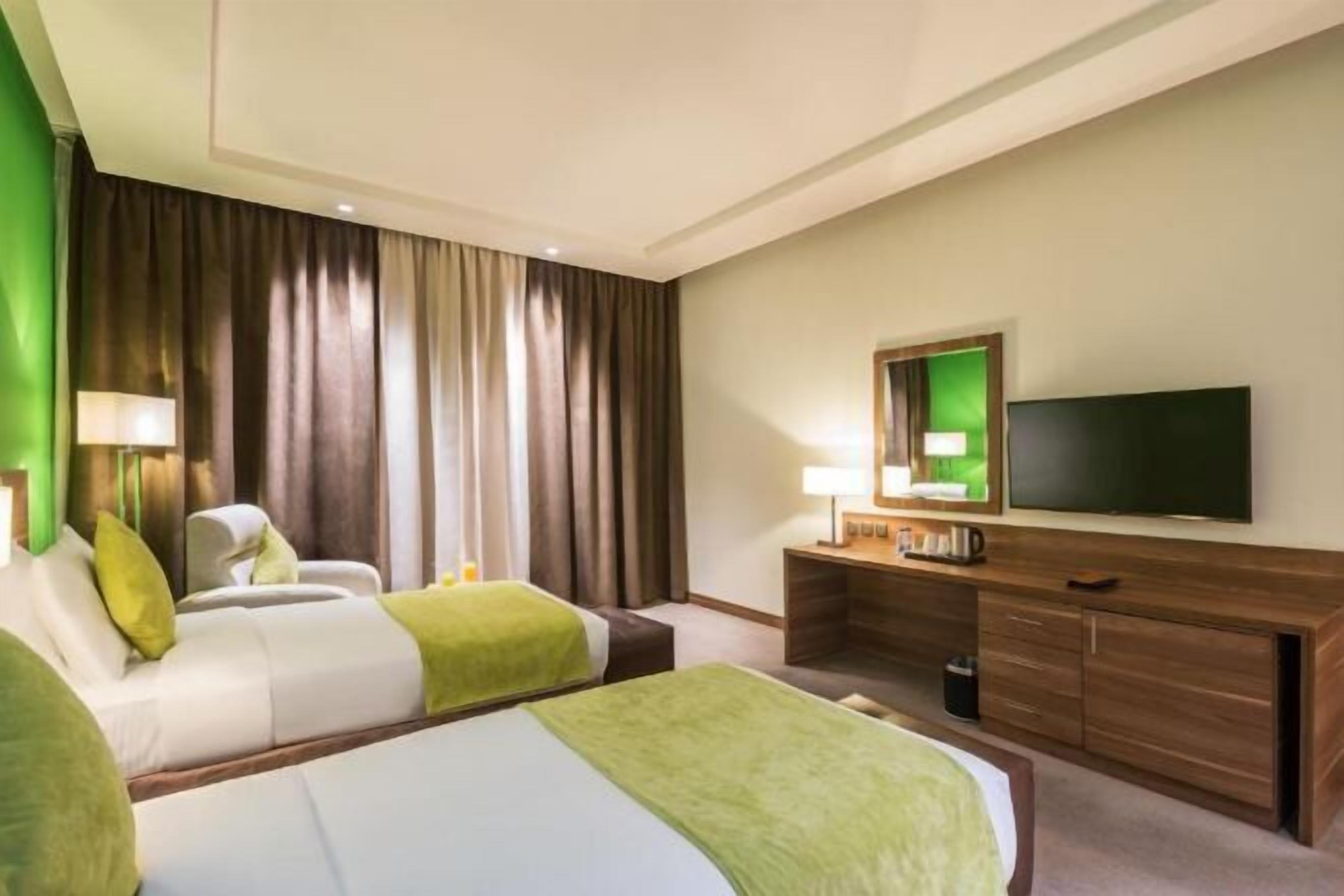 1 habitación, minibar, caja de seguridad en la habitación y escritorio 