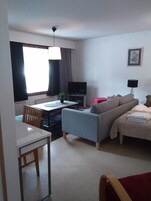 Apartment, 2 Bedrooms, Sauna (# A2) | Living area | Flat-screen TV