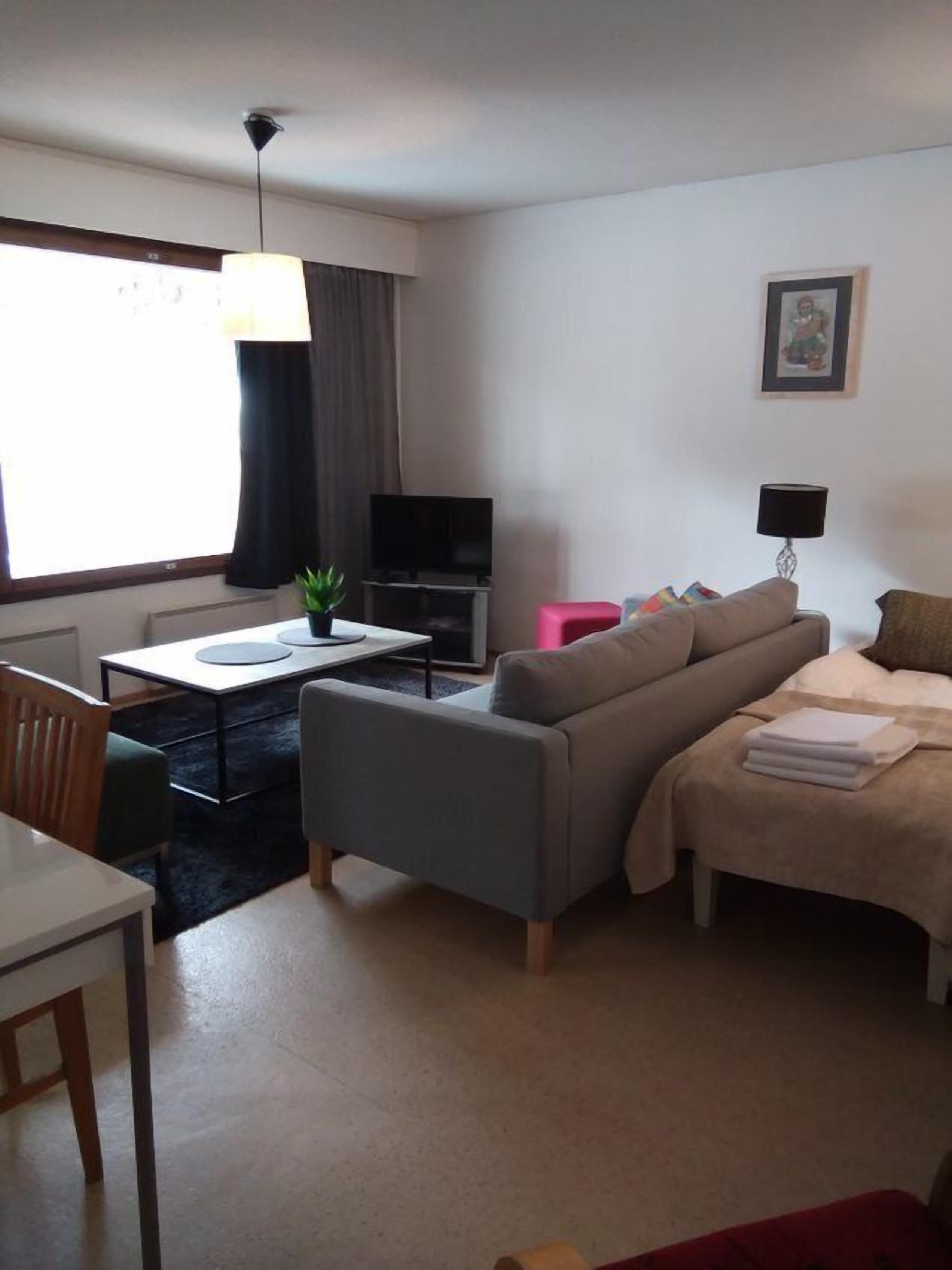Apartment, 2 Bedrooms, Sauna (# A2) | Ruang tamu | TV skrin rata 