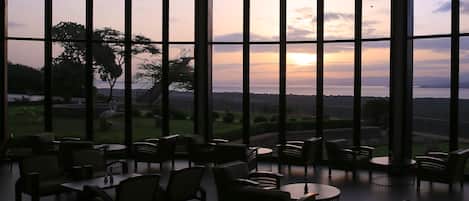 Blick von der Unterkunft