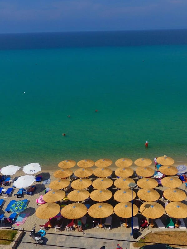 Vista a la playa o al mar