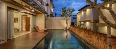 Villa 1 Bedroom, Private Pool, Fast Wifi | Terrace/patio