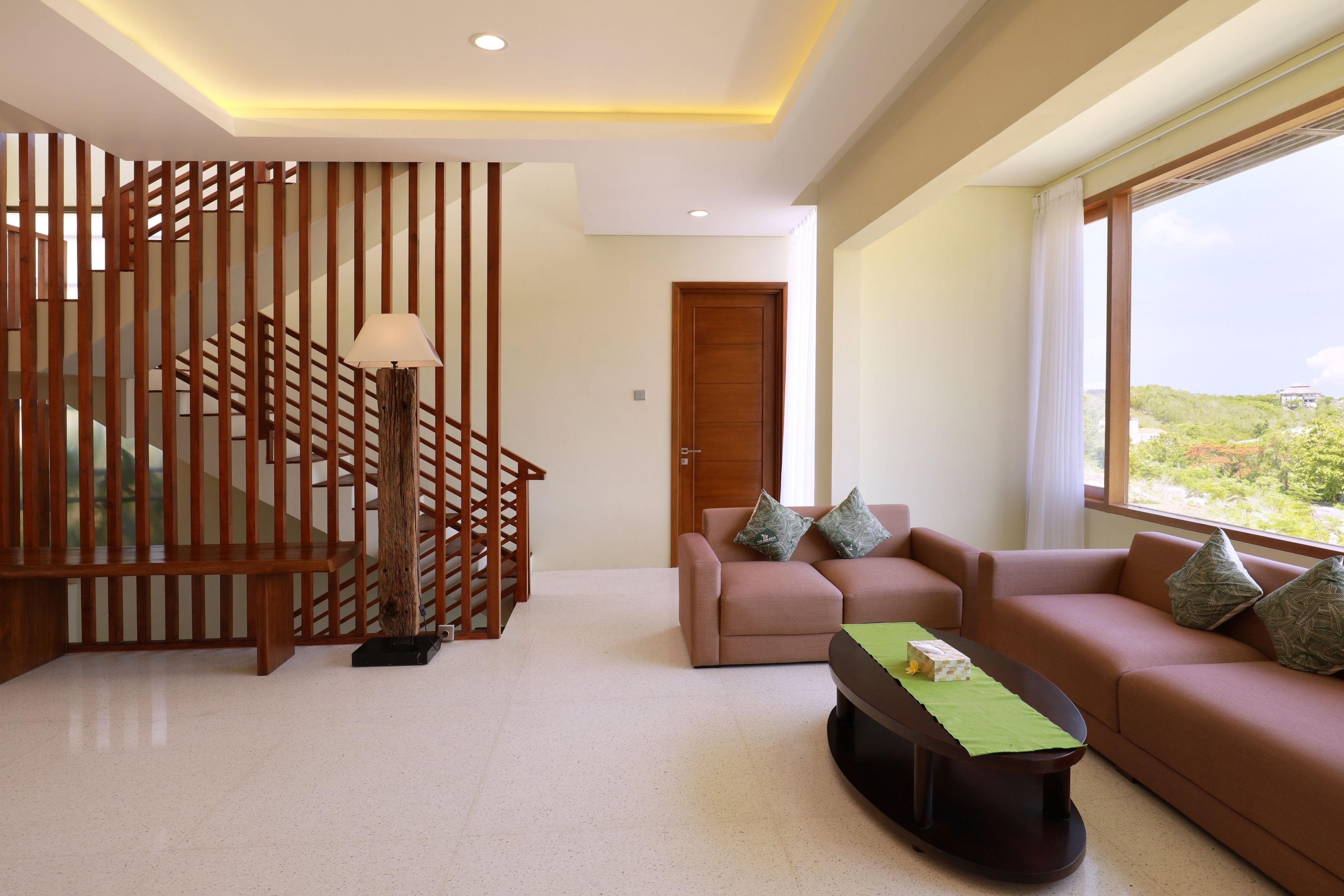 villa 3 bedrooms, private pool, fast wifi | living room | lcd tv