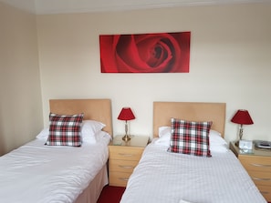 Superior Twin Room | Iron/ironing board, free WiFi, bed sheets - Montrose Guest House (Minehead)