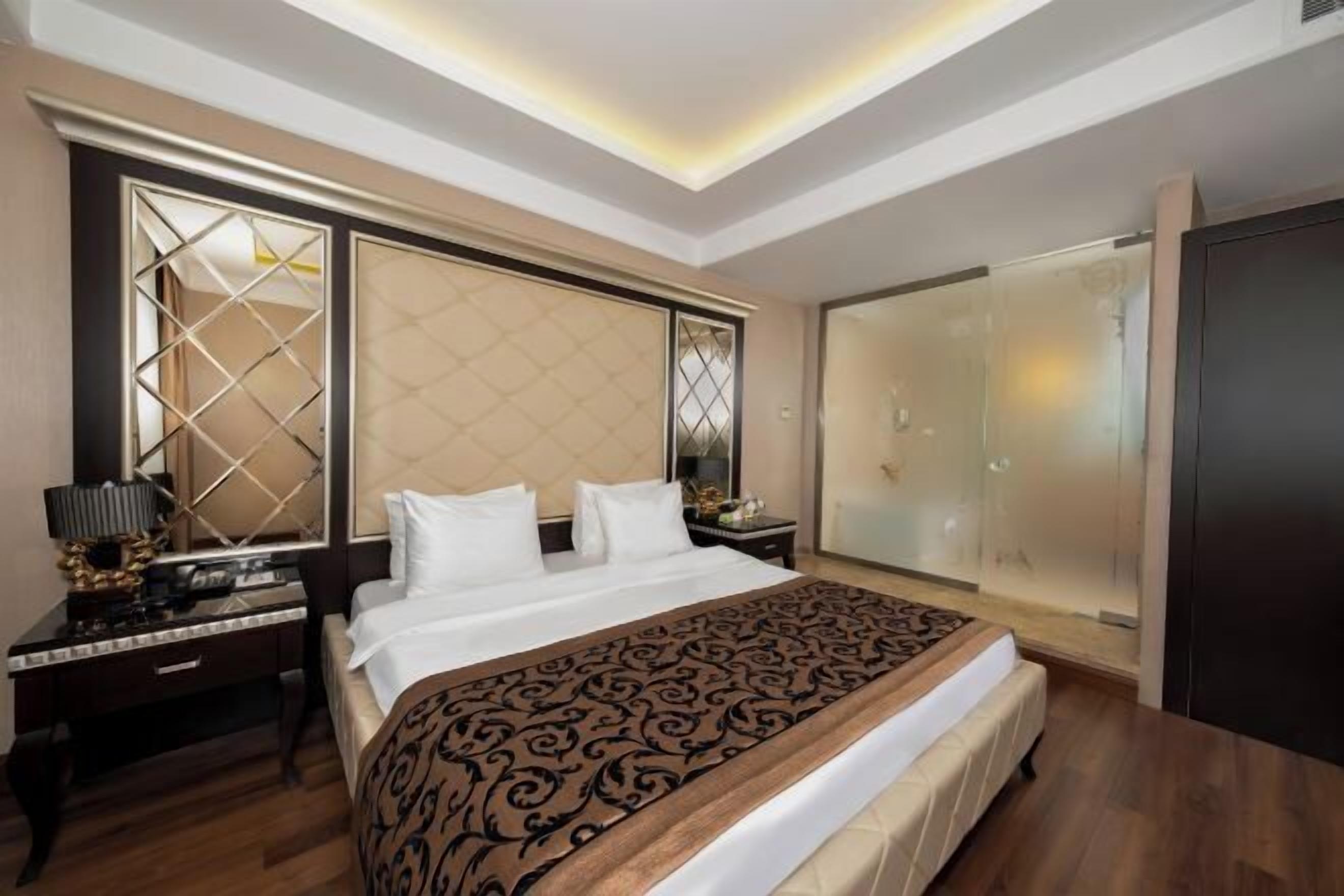 Peralatan tempat tidur premium, gebar bulu kapas, busa memori, bar mini 