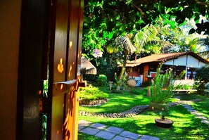 Blick auf den Garten