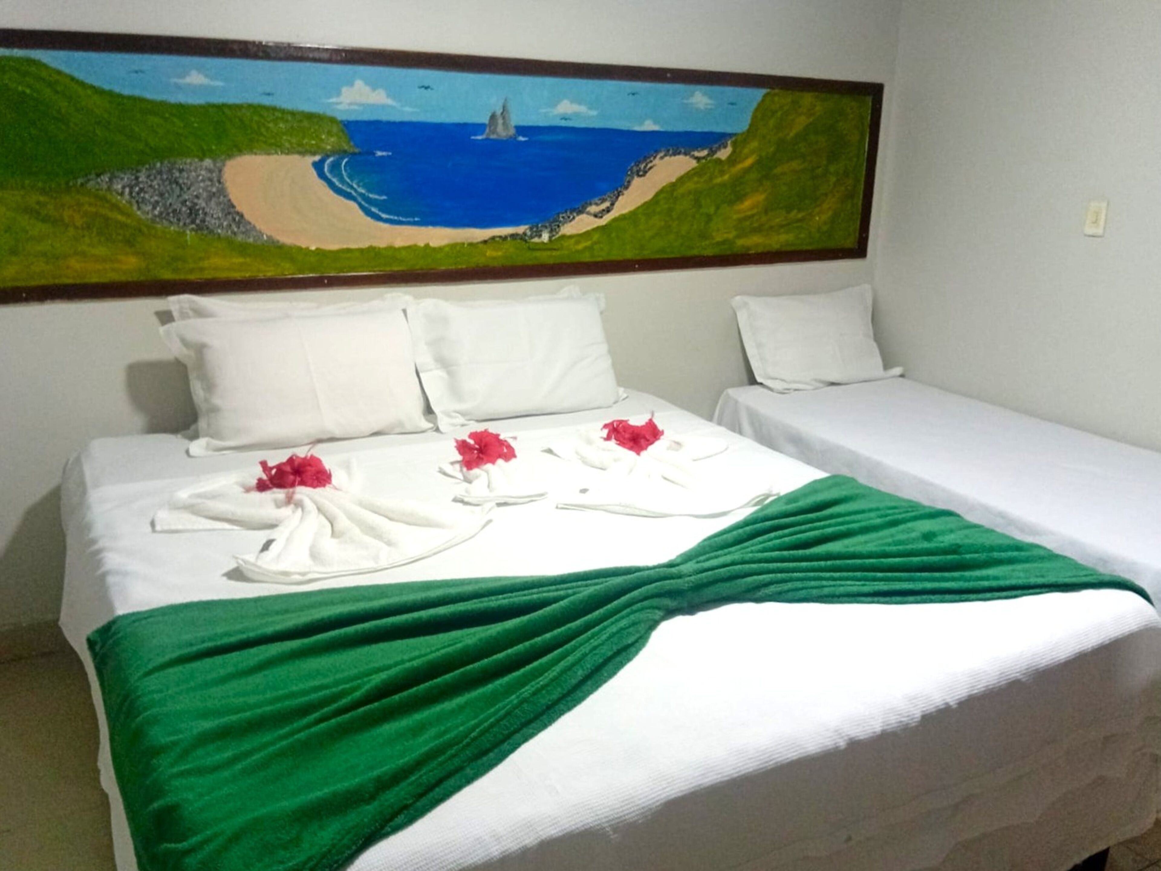 Minibar, draps fournis