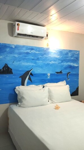 Minibar y ropa de cama