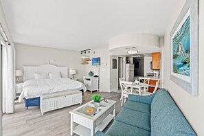 Living area - Units at St. Clements at Caravelle by Elliott Beach Rentals (Myrtle Beach)