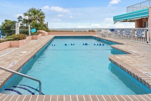Outdoor pool - Units at St. Clements at Caravelle by Elliott Beach Rentals (Myrtle Beach)