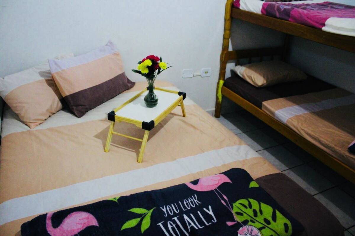 Blackout drapes, iron/ironing board, free WiFi, bed sheets