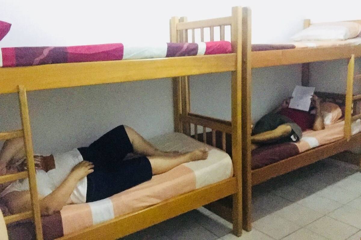 Blackout curtains, iron/ironing board, free WiFi, bed sheets