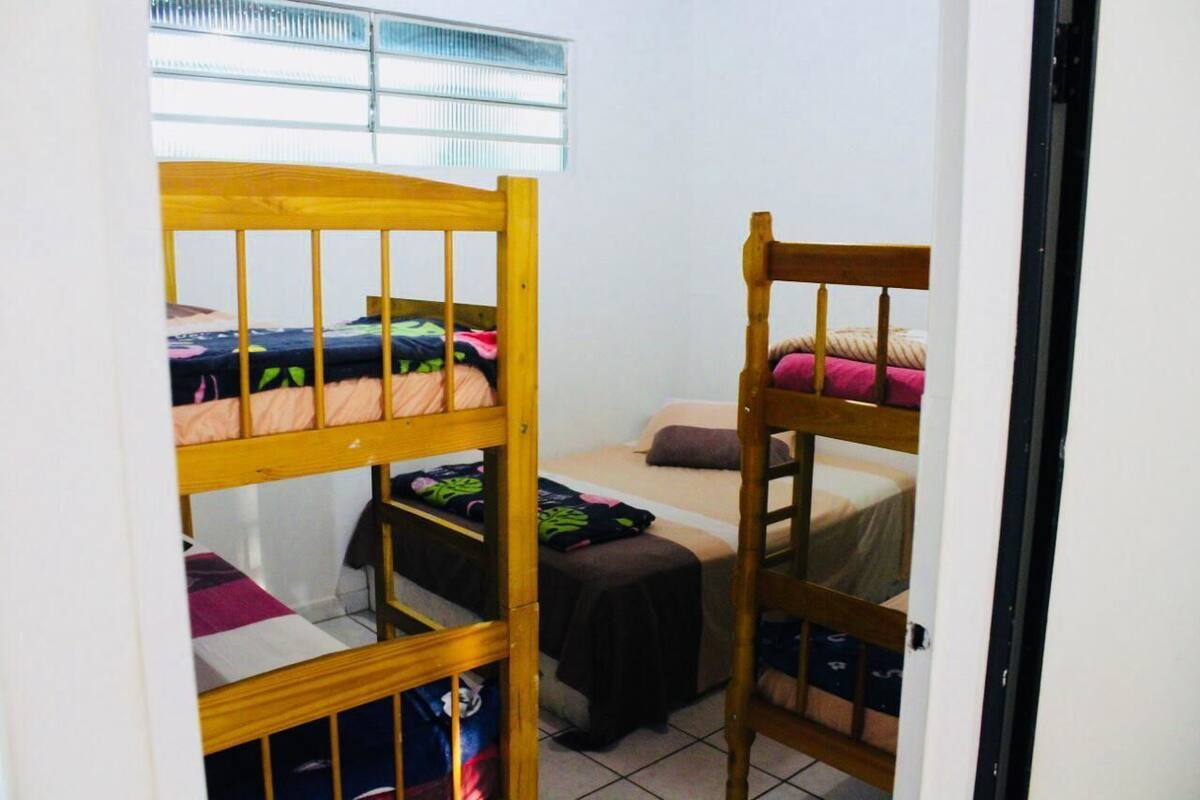 Blackout curtains, iron/ironing board, free WiFi, bed sheets