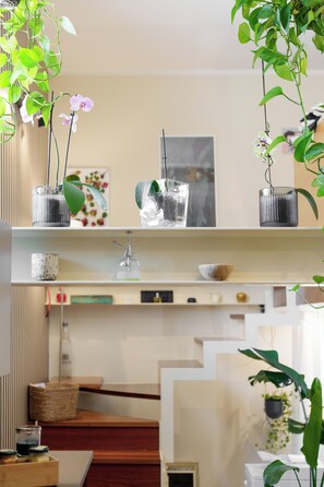 Superior Loft, 1 Bedroom | Living area | 32-inch Smart TV with satellite channels, TV, Netflix - It's Room Naples (Naples)