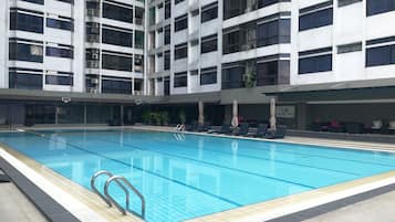 Indoor pool, outdoor pool