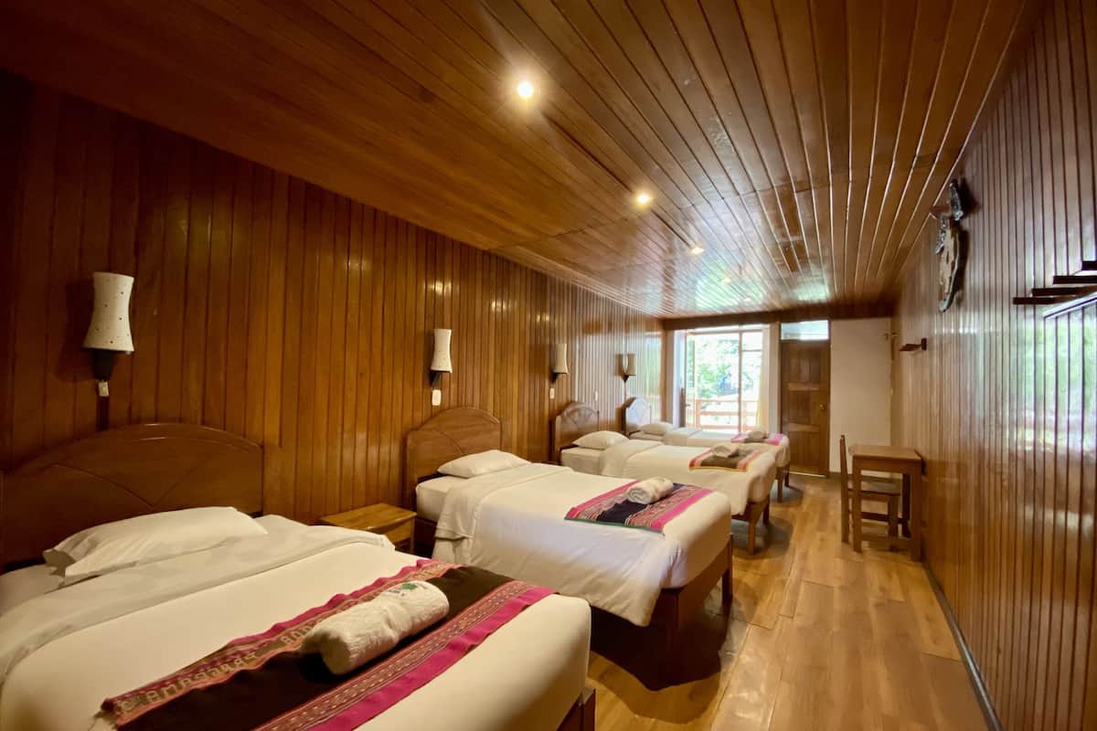 Quadruple Room, Private Bathroom, River View | Desk, laptop workspace, free WiFi, bed sheets