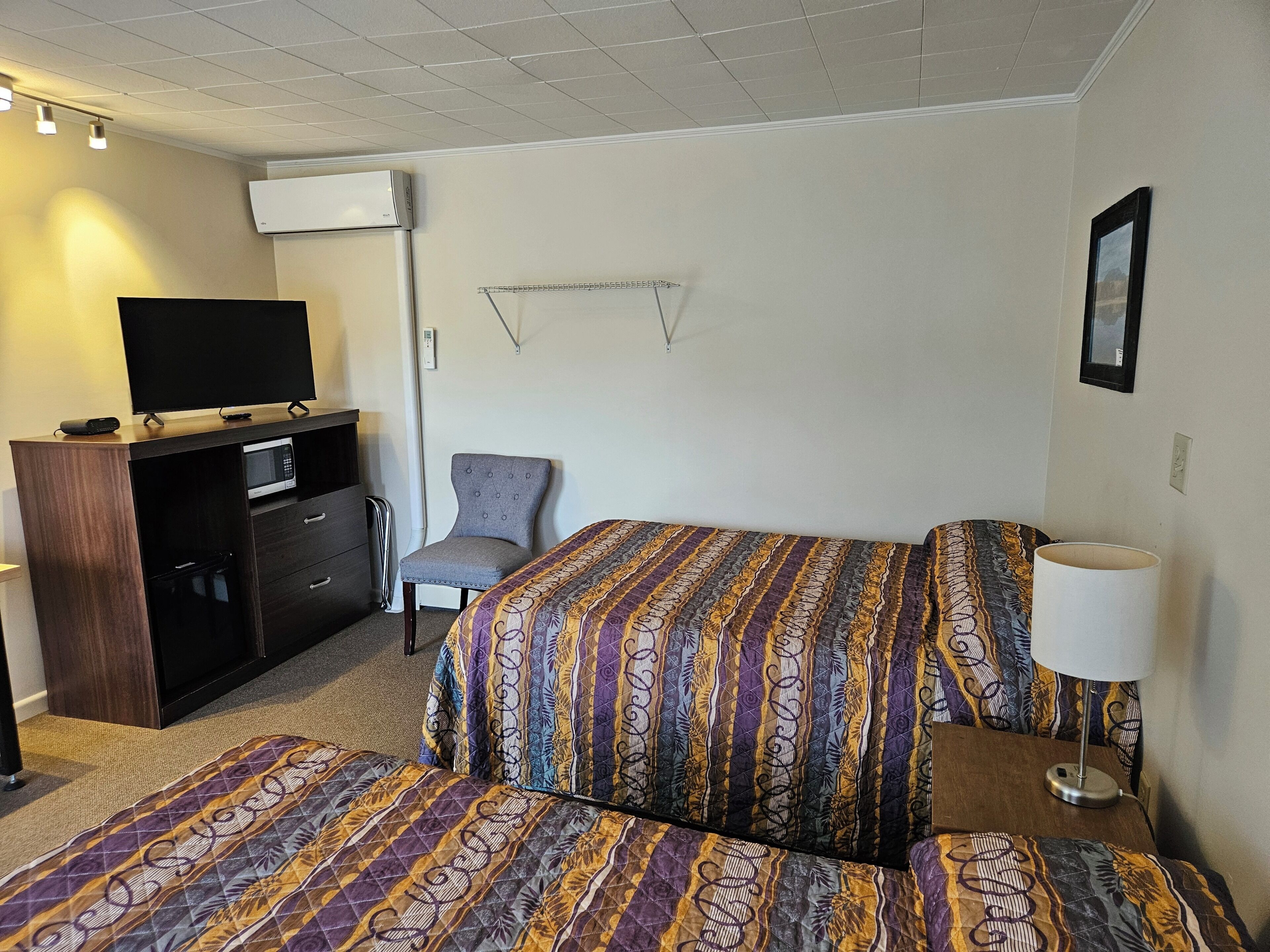 Standard Room, 2 Double Beds, Non Smoking | Individually decorated, individually furnished, desk, laptop workspace