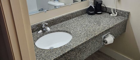 Standard Room, 2 Double Beds, Non Smoking | Bathroom